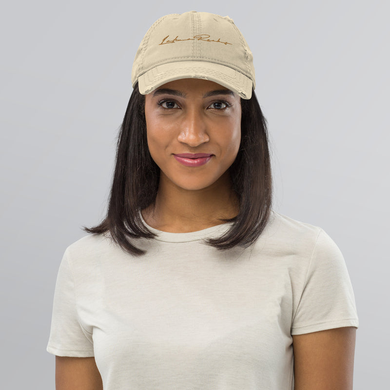 Latina Rocks Distressed Dad Hat