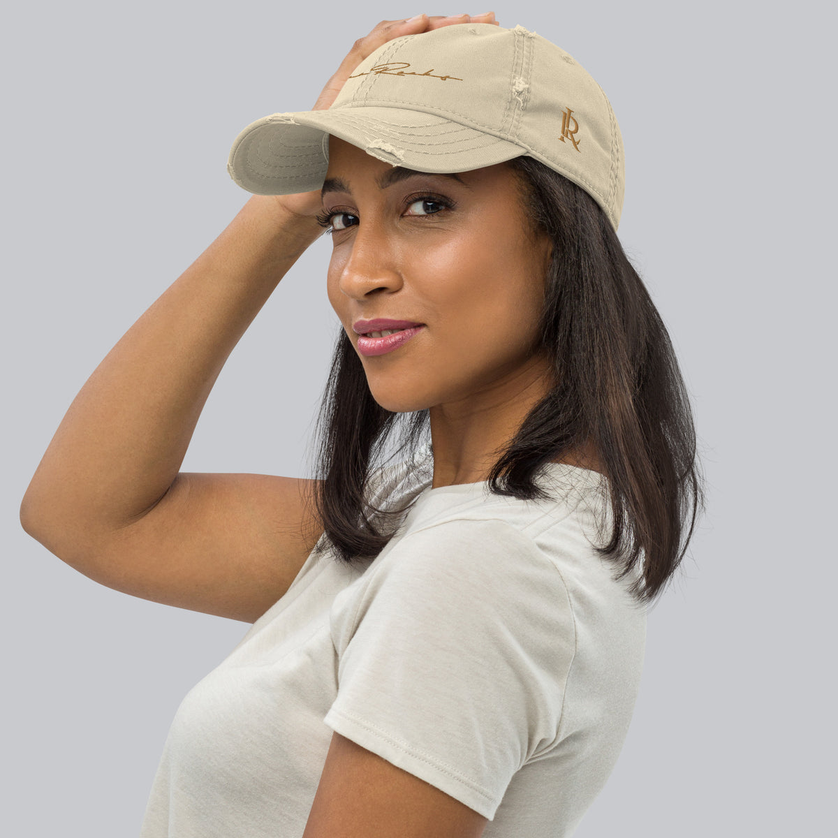 Latina Rocks Distressed Dad Hat