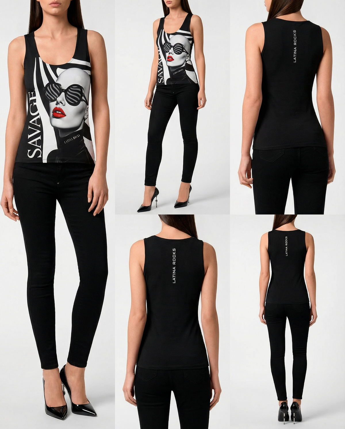 80's Vibe Latina Tank Top