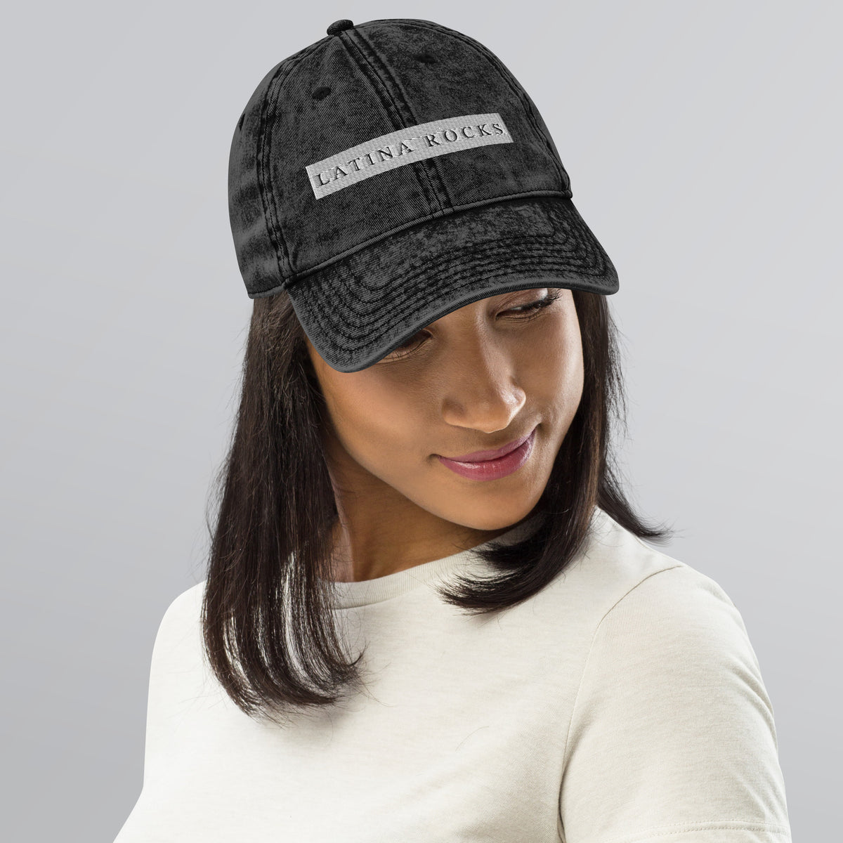 Latina Rocks Vintage Cotton Twill Cap