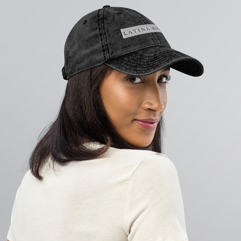 Latina Rocks Vintage Cotton Twill Cap