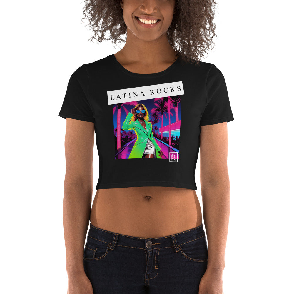 Latina Rocks Caliente Women’s Crop Tee