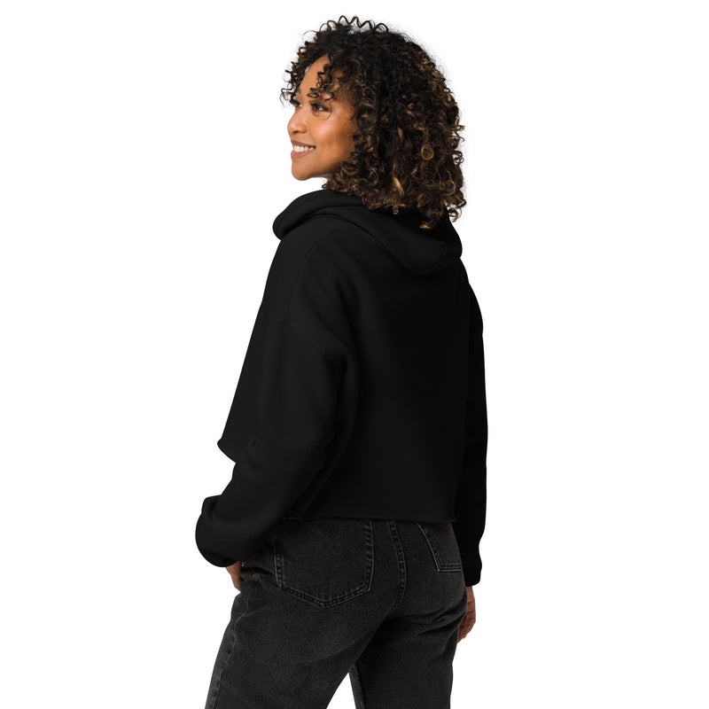 Latina Fashion- Latina Rocks Script Crop Hoodie