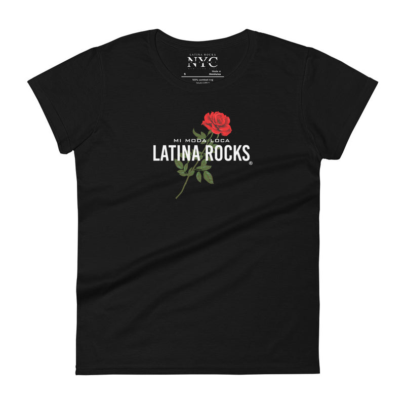 Latina Fashion- Latina Rocks Basic Women's Short Sleeve T-Shirt