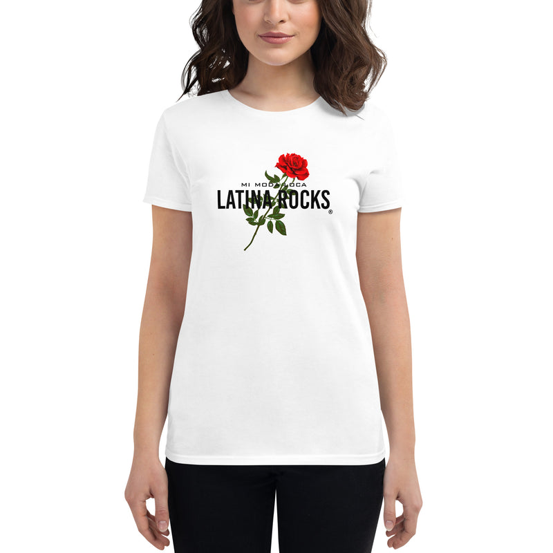 Latina Fashion- Latina Rocks Basic Women's Short Sleeve T-Shirt