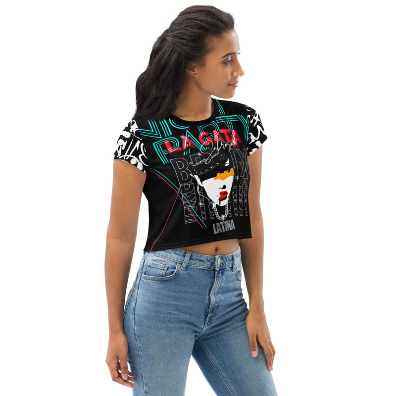 Latina Rocks-La Gata Sabrosa Crop Top