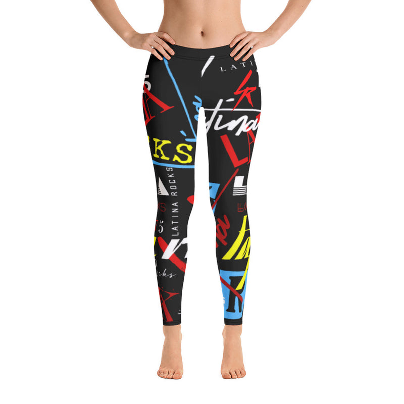 Latina Rocks Fashion Script Leggings