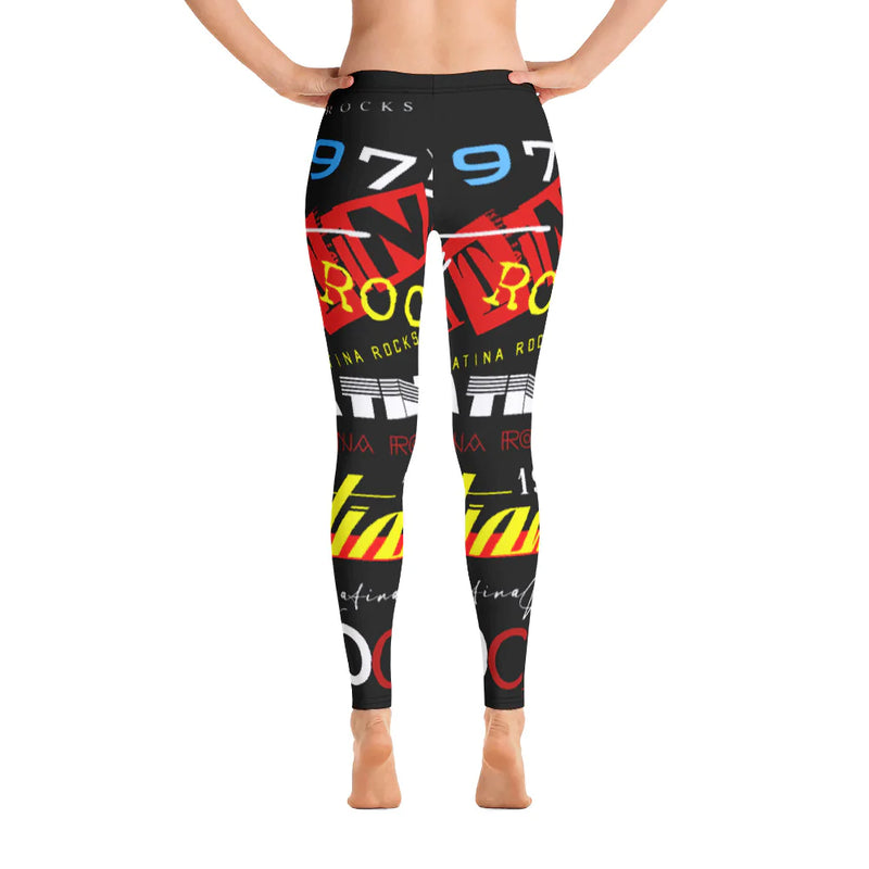 Latina Rocks Fashion Script Leggings