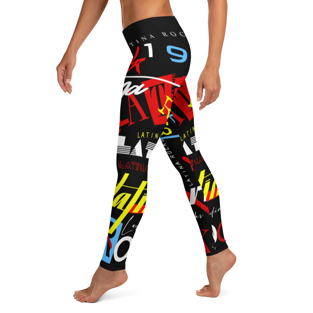 Latina Rocks Fashion Script Leggings