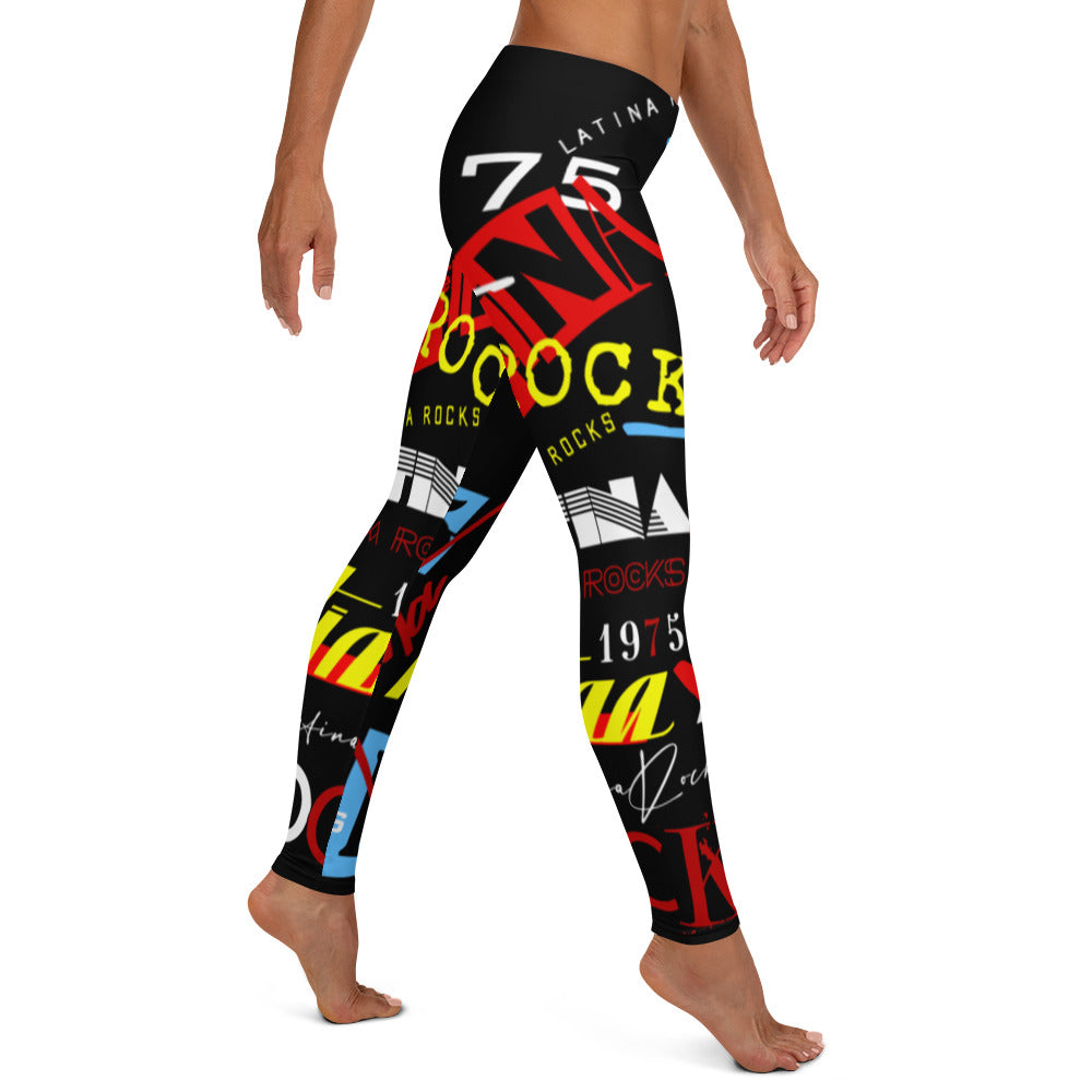 Latina Rocks Fashion Script Leggings