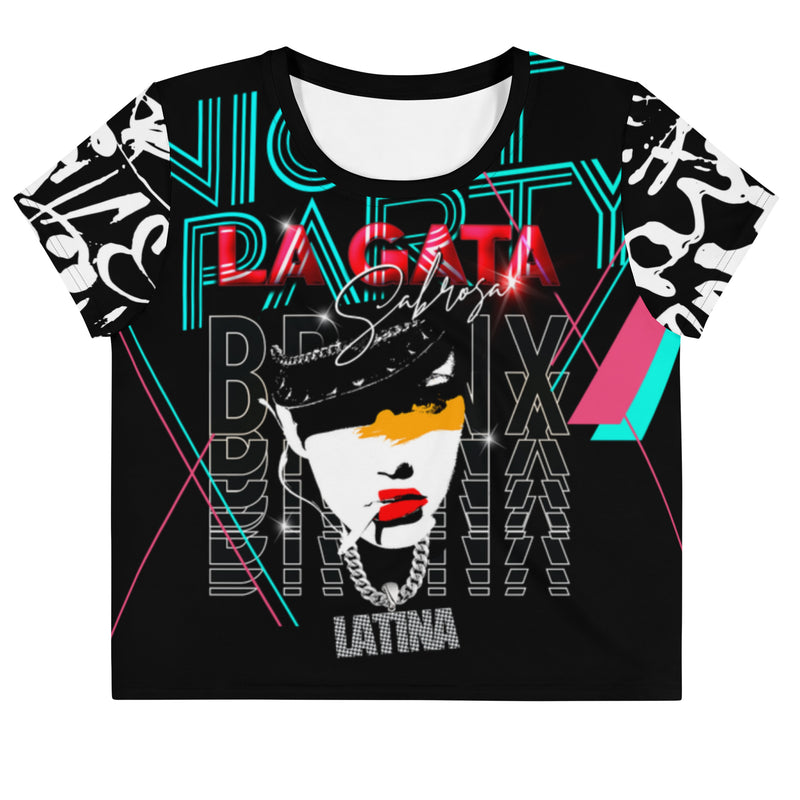 Latina Rocks-La Gata Sabrosa Crop Top